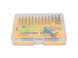 Kit De Bits De Parafusadeira Com 42 Peças E Manivela Para Reparo De Celular E Notebook