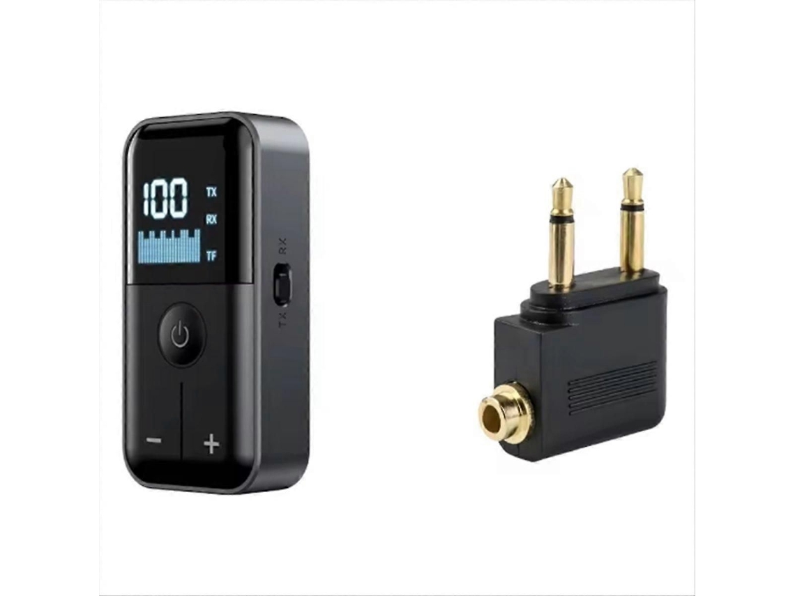 Receptor E Transmissor De Áudio Bluetooth 5.4 4 Em 1 Com Entrada Auxiliar De 3,5 Mm.
