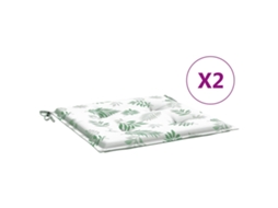 Chair Cushion, Chair Cushions Vidaxl Verde Tecido (40 X 40 X 4 Cm)