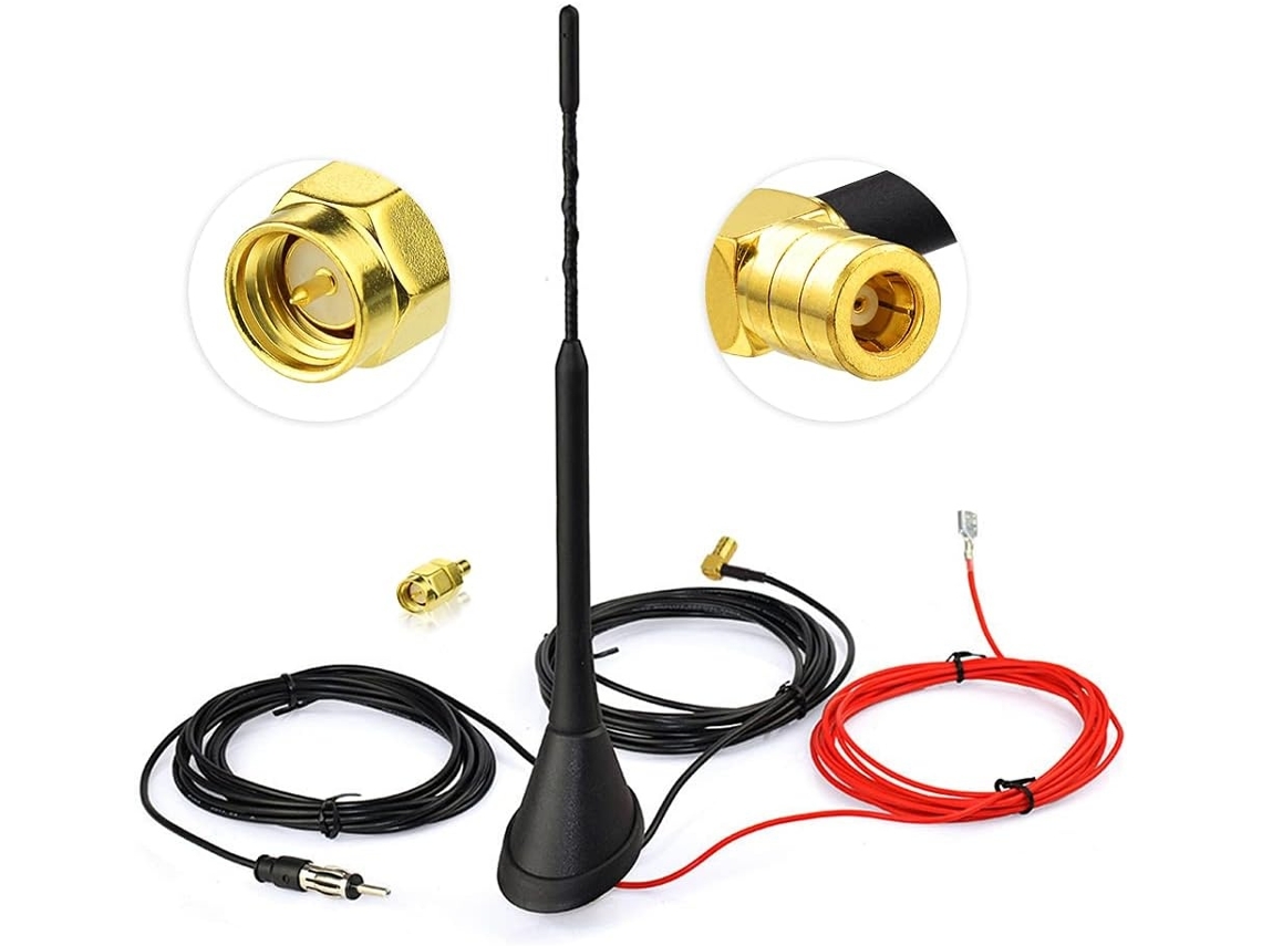 Lurelia Antena De Rádio Para Carro, 174-237 Mhz, 1452-1492 Mhz, 525-1700 Khz