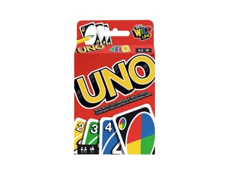 Jogo de Cartas MATTEL Uno (Idade Recomendada: 7 Anos - Dificuldade: Intermédio)