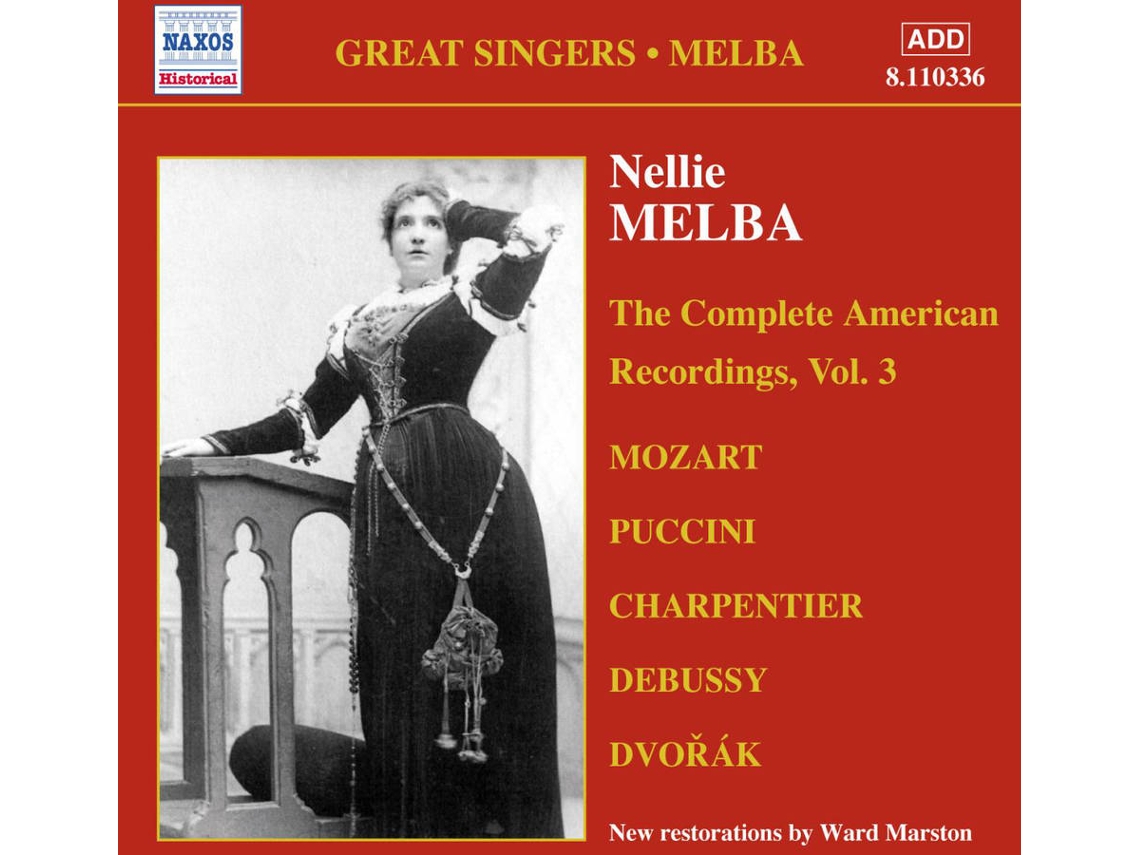 CD Melba,Nellie - Complete American Recordings 3 (1CD)