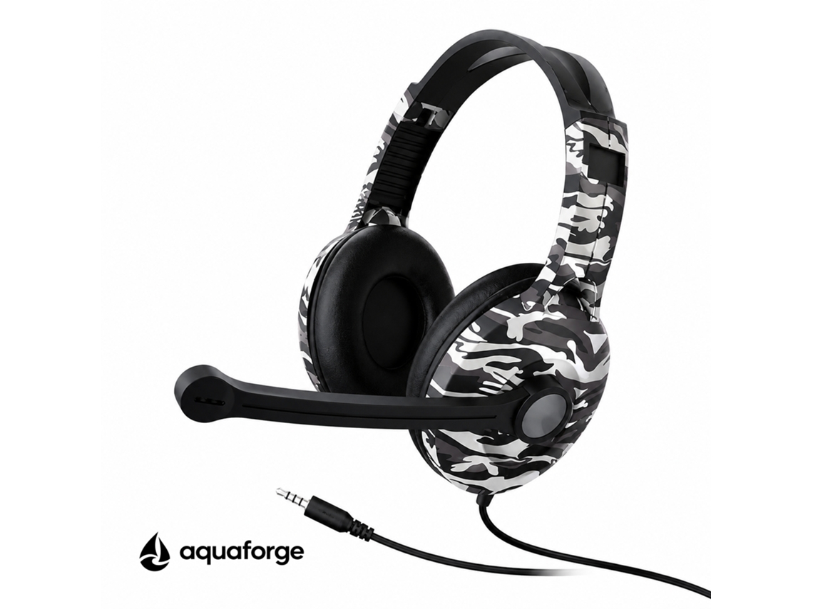 Headset Gaming Com Microfone Som Estéreo 3,5 Mm Autonomia 72h