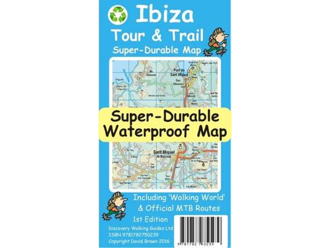 Livro Ibiza Tour and Trail Map de David Brawn (Inglês)