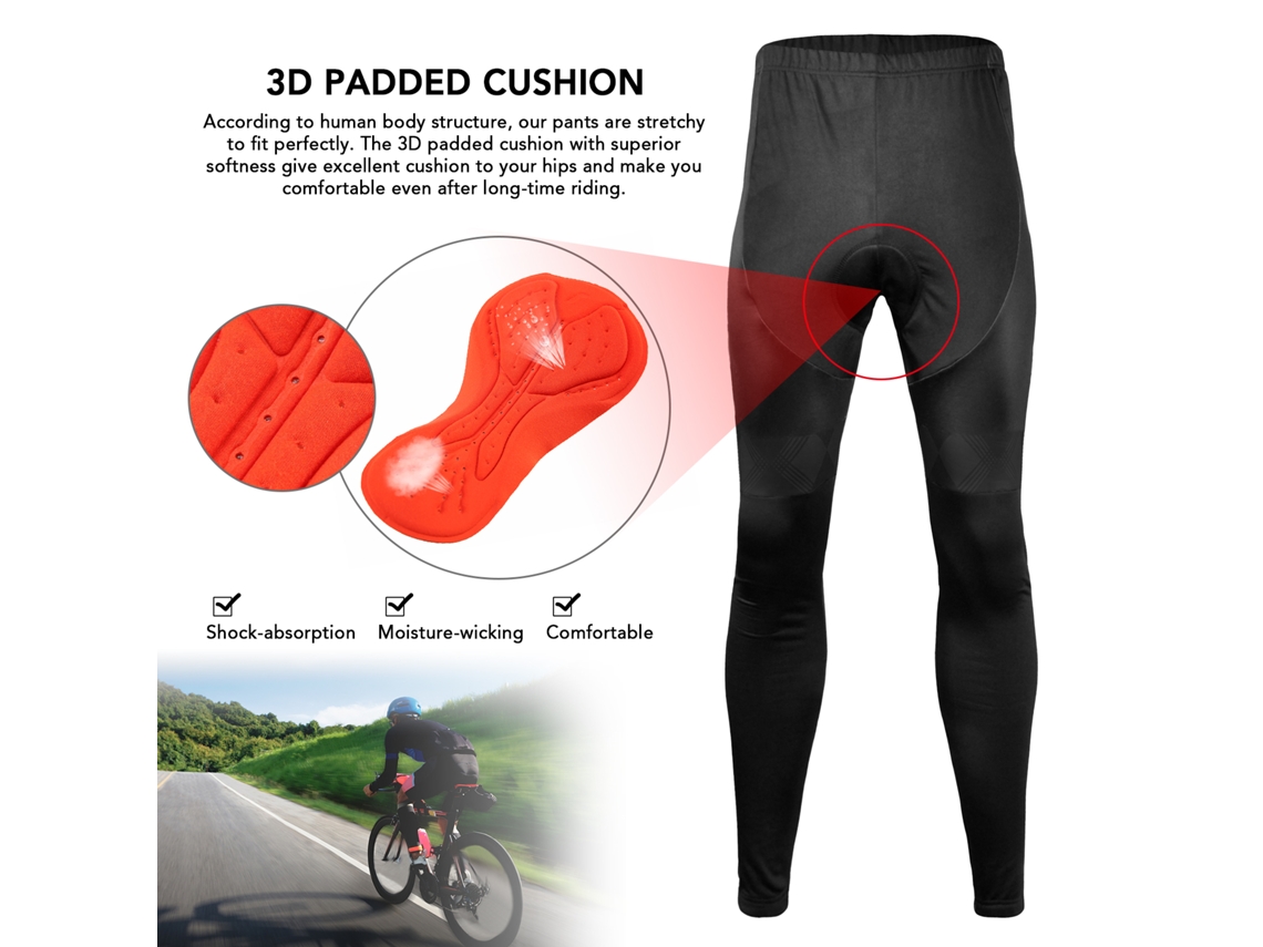 Conjunto Roupa Ciclismo Manga Longa Com Calça Amortecida
