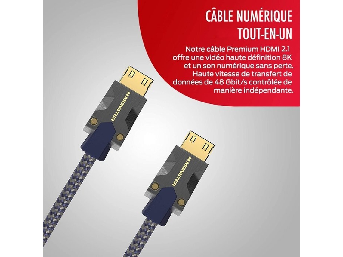 Cabo Hdmi MONSTER M3000 Uhd 8K Dolby Vision Hdr 48Gbps