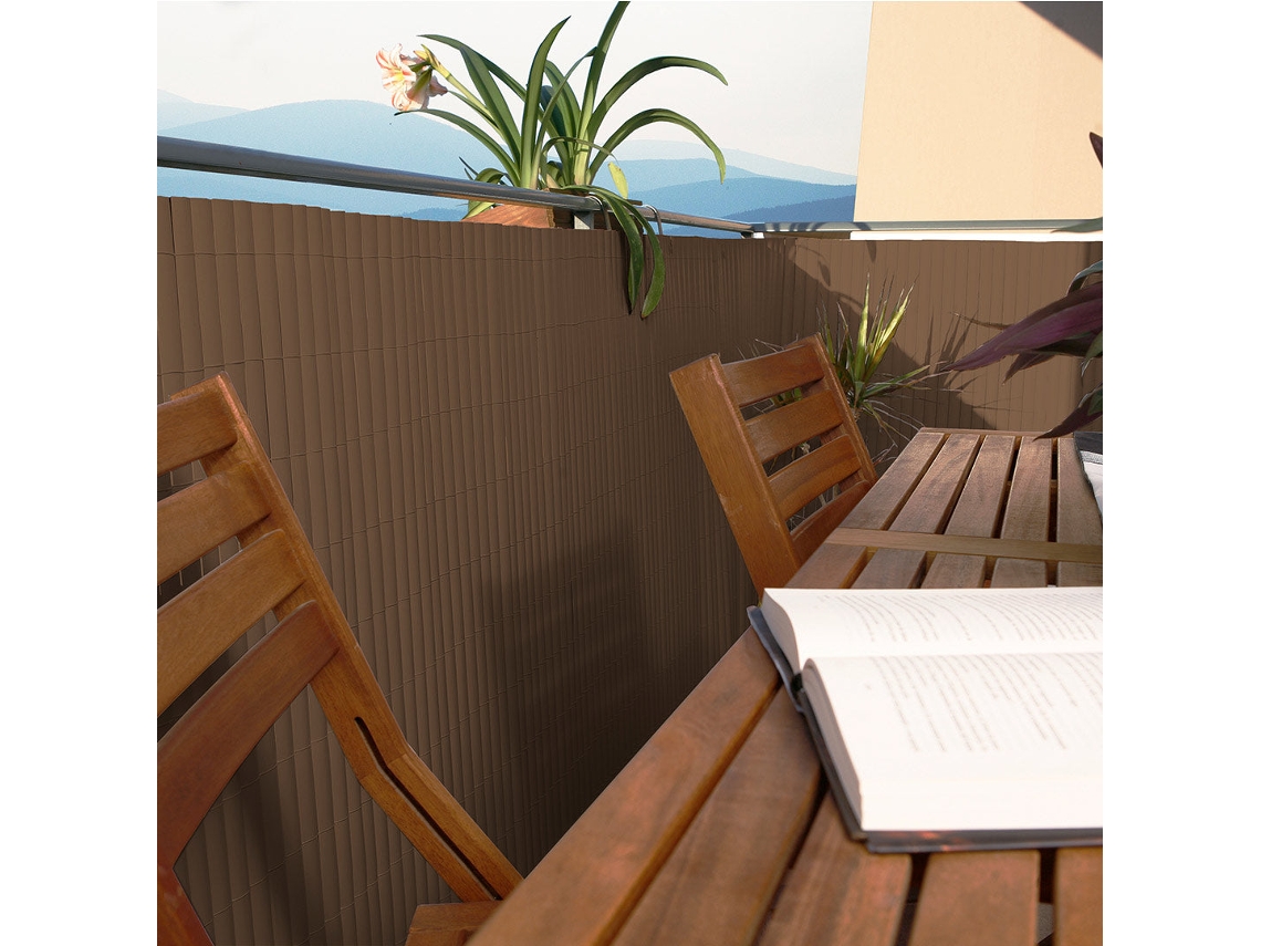 Canizo Pvc Essencial Recicano Dupla Face 30mm 1x3m Marrom