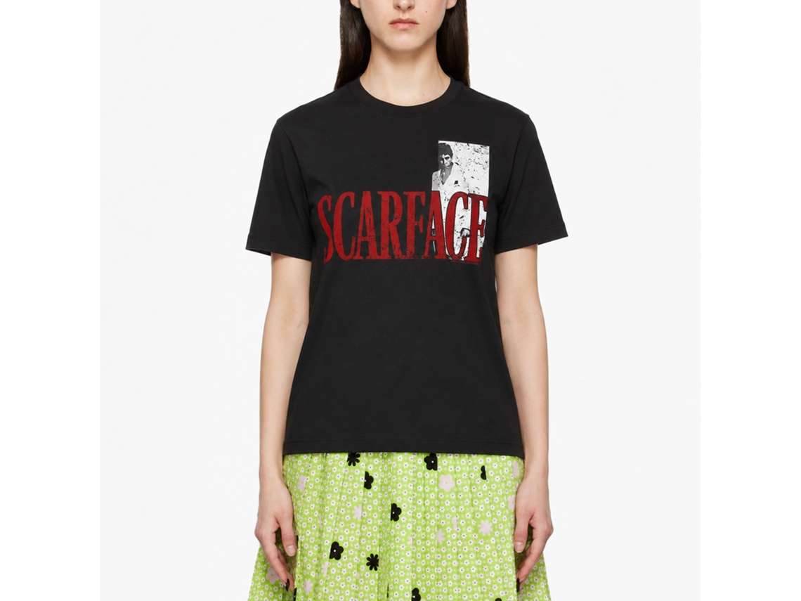 Rockinstone Scarface Movie Sfredwht Black Adult T-shirt Size:xxl