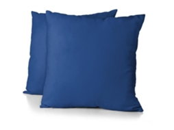 2 Fundas De Almohada De 63 X 63 Cm - Azul