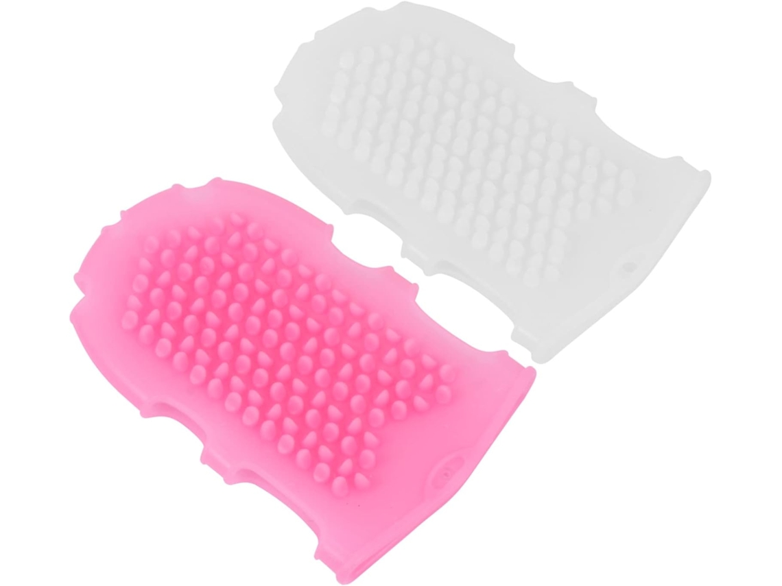 Conjunto De 2 Escovas Corporais Ergonômicas Silicone Fomiyes, Esfoliantes Corporais Seguros Para Massagem, Spa E Banho