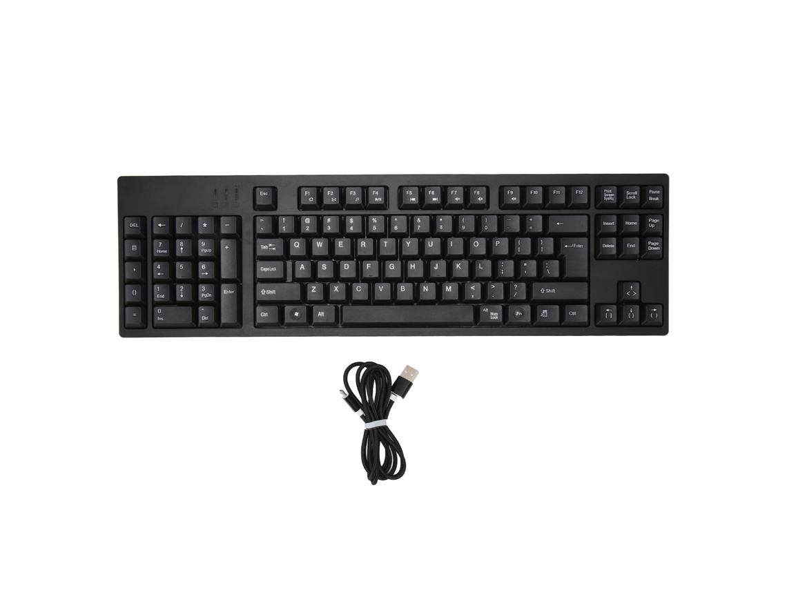 Teclado Com Fio Usb De Mão Esquerda Com 109 Teclas