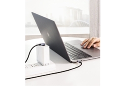 Cabo USB-C UGREEN 30A 60W QC 3.0 1M 90º Preto