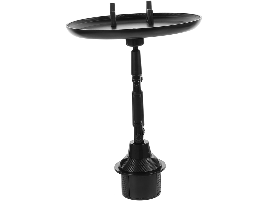 Bandeja ajustável para lanches com suporte para flocos - Acessório de armazenamento prático