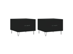 Coffee Table, Coffee Tables Vidaxl Preto Madeira Processada (n/a)
