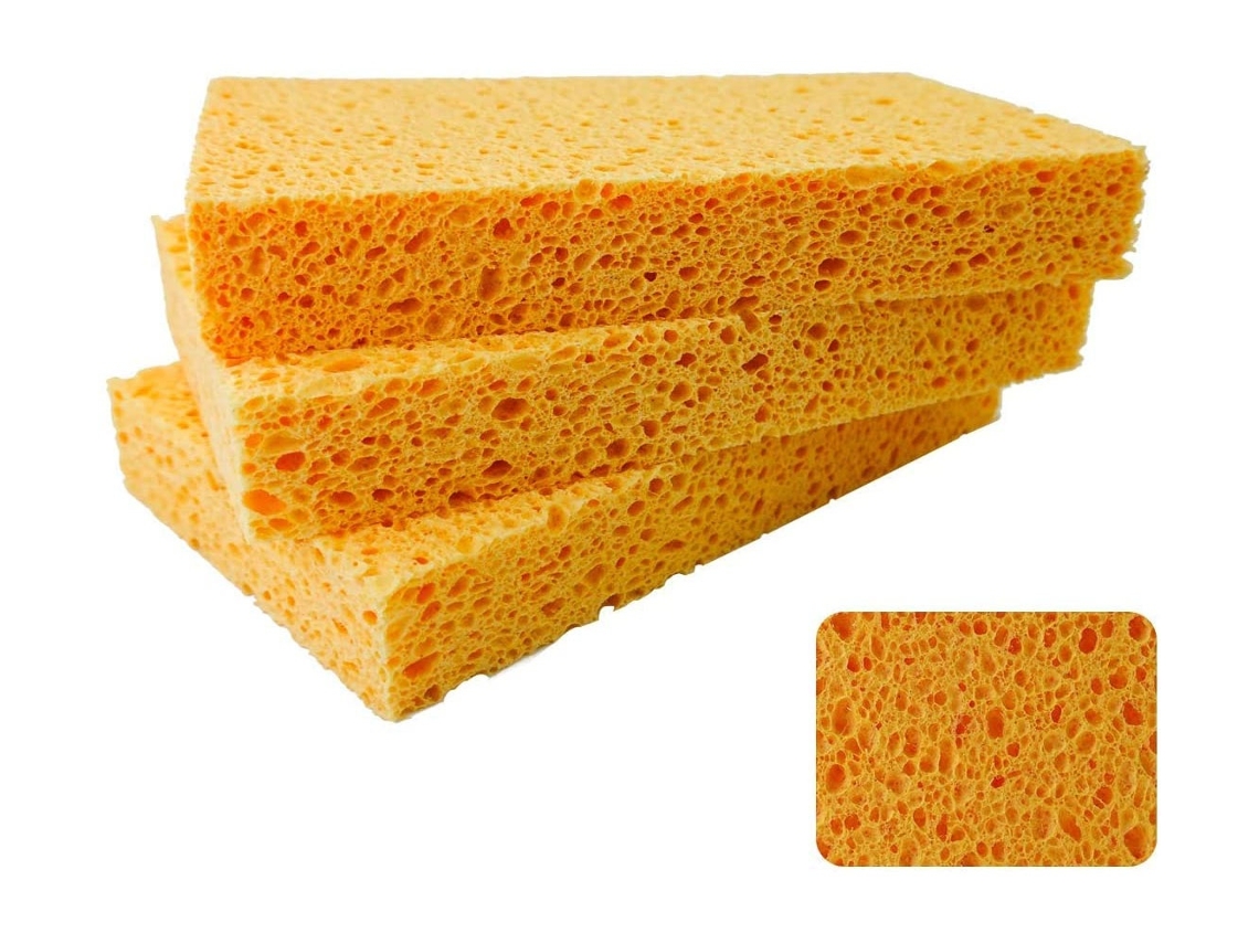 Elysve Esponjas Celulose, Esponjas De Celulose Para Cozinha Carro E Louça