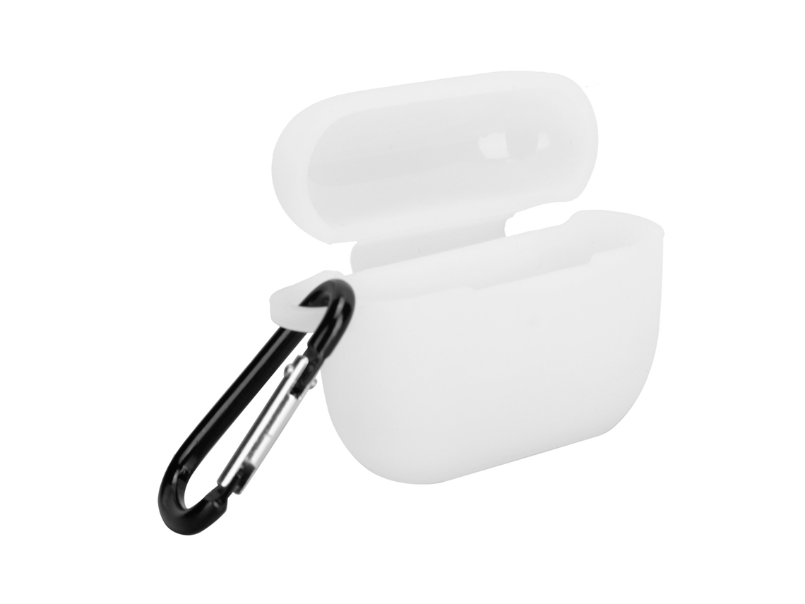 Capa De Silicone Protetora Para Estojo De Carregamento Do Fone De Ouvido Bluetooth Ios Earbuds Pro/iii Transparente
