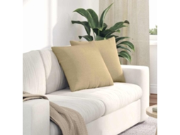 Vidaxl Travesseiros De Sofá 2 Pcs Cinza Verde 50 X 50 Cm