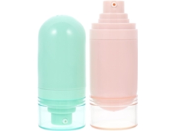 Conjunto de 2 frascos de loção de 15ml, Light e Prova de Vazamentos, em plástico ABS, para cuidados com a pele.