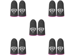 Luvas Com Polegar Resistente Ao Suor Para Celulares Vermelhas 45x 25mm