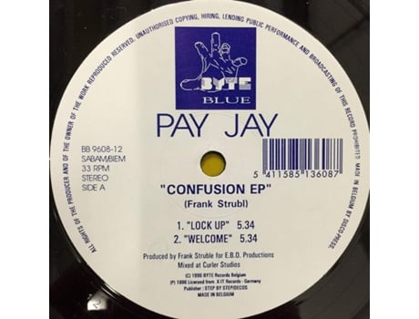 Vinil Confusion Ep Byte Blue