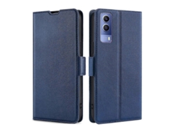 Capa De Couro Ultrafina Com Fivela Lateral E Voltagem Para Vivo Y53s 5g / Iqoo Z5x / T1x
