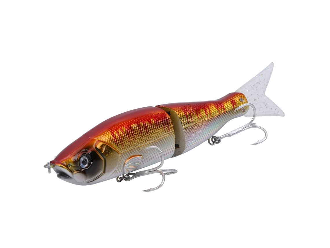Pencil Lure (3d Bionic, Two-section Design) Heavy Weight 57g/17cm Red Flame Back Hard Bait