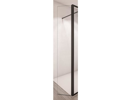 Porta De Chuveiro Pivotante Baleares® Claire Vidro Timeless 8 Mm Temperado Pela Saint Gobain L34 Cm X H198 Cm Aurys