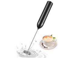 Espumador De Leite Para Café, Elétrico Portátil A Bateria