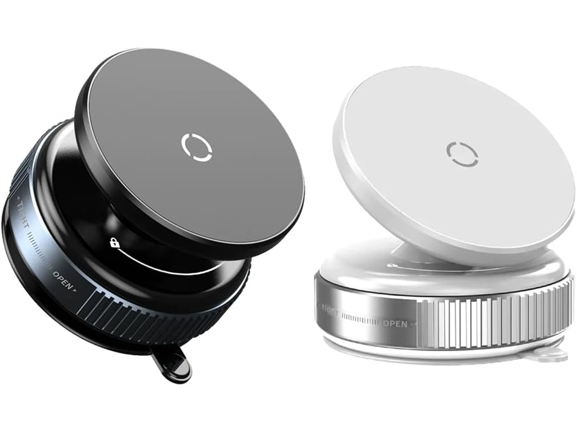 Support De Téléphone Magnétique, Base Rotative À 360 °,noir