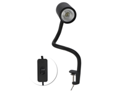 Rebe-luz De Trabalho Ajustável 18w 18 Chips Led Impermeável Com Pinça Fixa Para Máquinas Cnc Tornos
