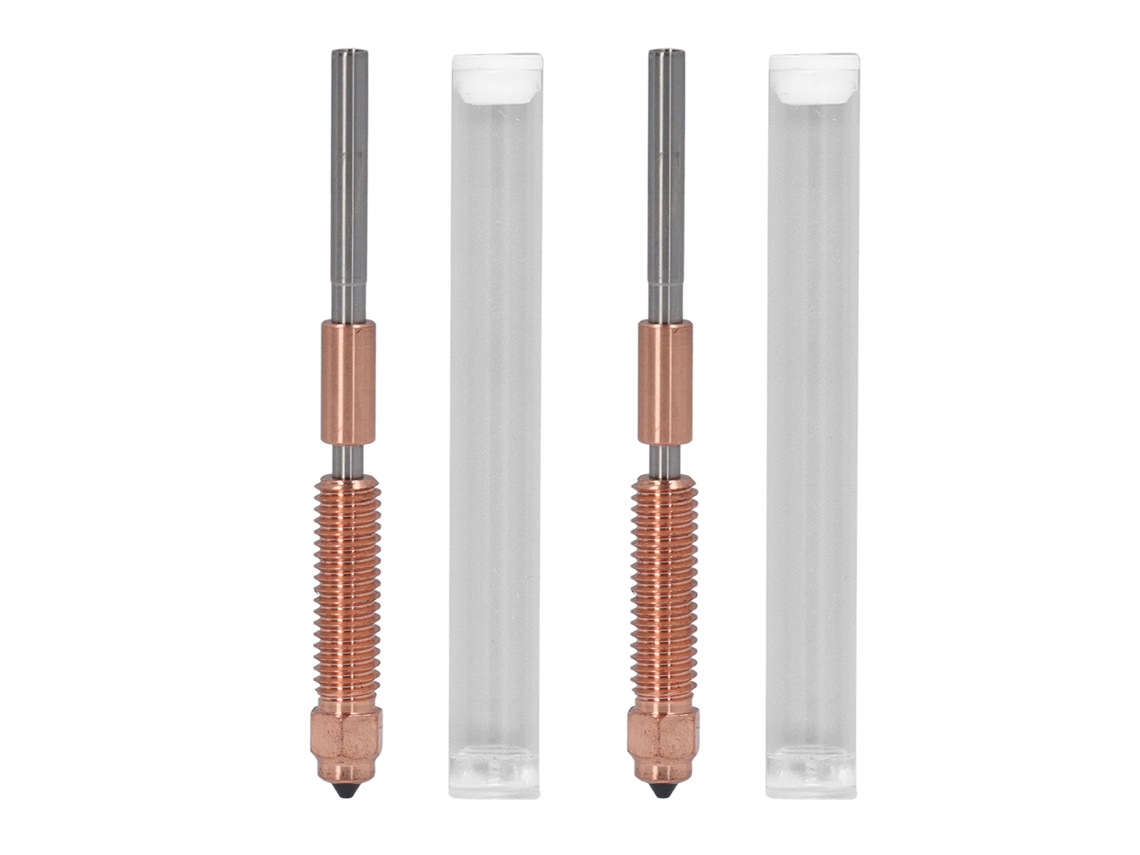 Bico De Impressora 3d Quick Swap 0.6mm Tri Metal Para Ender 3 V3 Substituição Aço Temperado Cobre Titânio