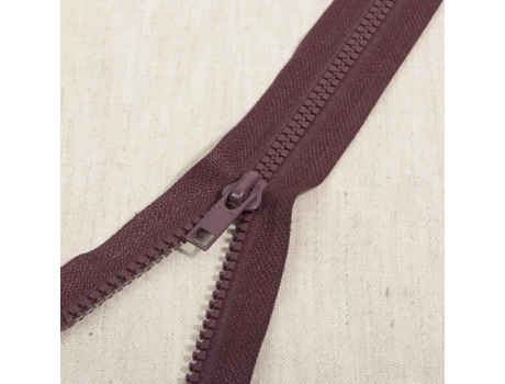 Fechadura Injetada Separável Mdc Vermelho Bordô 80 Cm Ideal Para Jaqueta