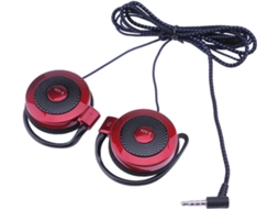 Fones De Ouvido Com Fio Tipo Clipe Estéreo Gancho Orelha 3, 5mm