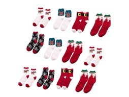 12 Pares de Meias Quentes ALLINLESS