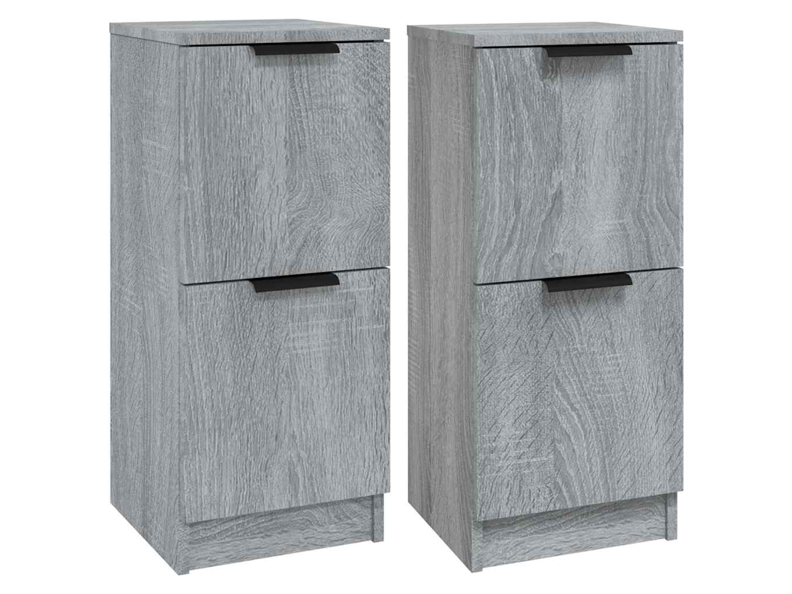 Sideboard, Sideboards Vidaxl Cinzeto Madeira Processada (n/a)