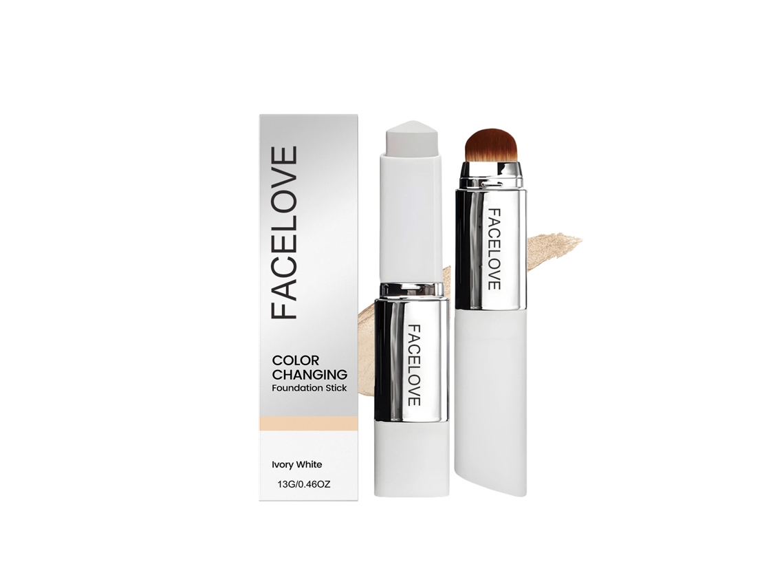 Pincel Base 2 em 1 Cor Variável Branco Ivory