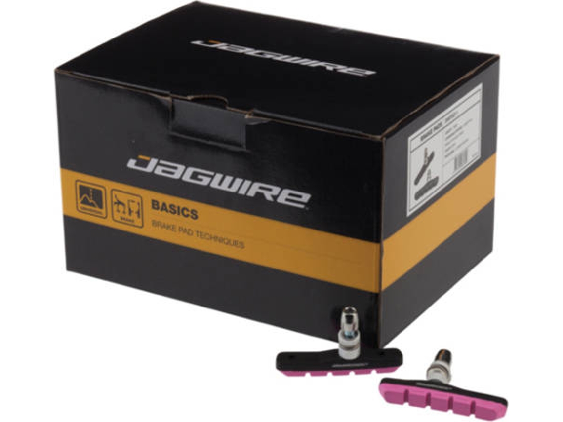Pastilhas de Travão JAGWIRE WORKSHOP Mountain Sport Brake Pad-Pink 50Pcs 25 Pairs (Rosa - TU)