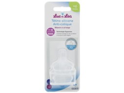Tetina de silicone anticólica Ergosense 6 meses e LUC ET LÉA