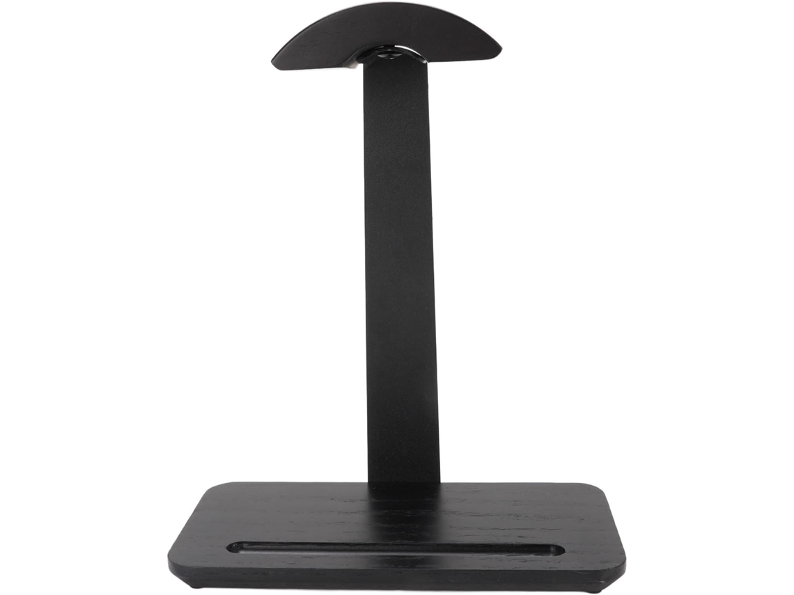 Suporte Para Fones De Ouvido Anggrek, Em Liga De Alumínio E Madeira, Com Base Curva Antiderrapante, Ideal Para