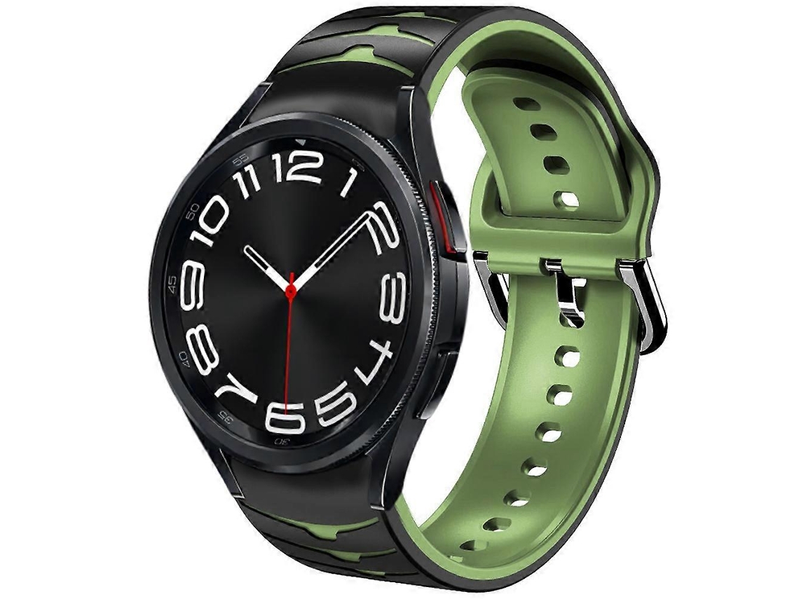 Pulseira De Relógio De Silicone Com Textura Curva
