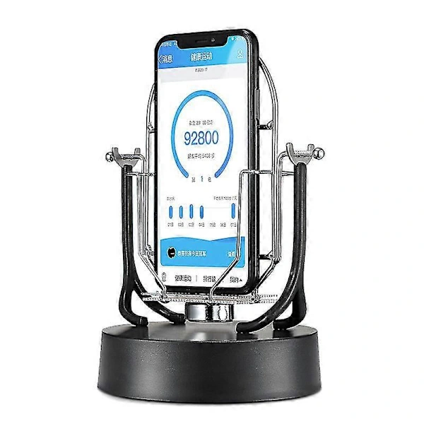 Suporte Para Celular Com Pedômetro E Dispositivo De Balanço Duplo Automático Para Celular.