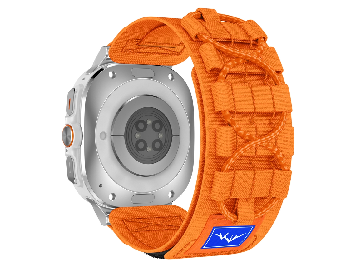 Bracelete para Samsung Galaxy Watch Ultra 47mm laranja prateada XIAOMOYU