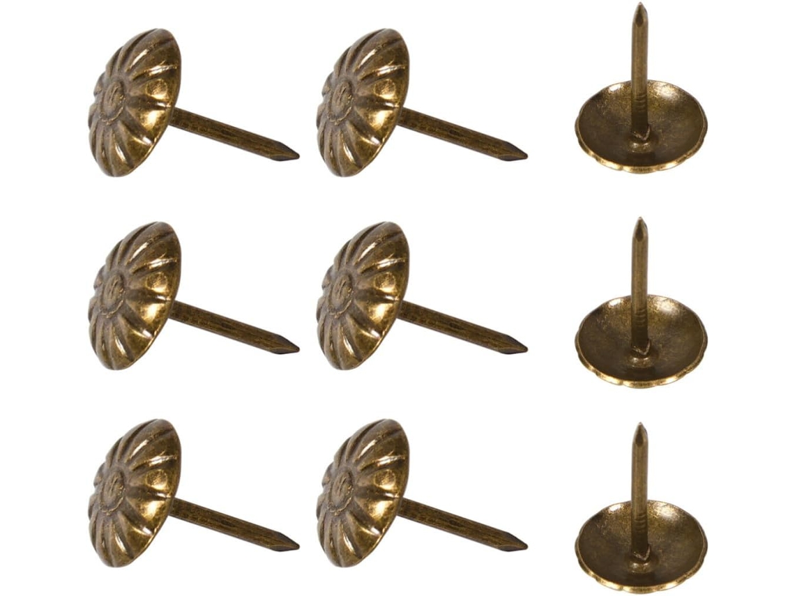 100 Tachinhas Decorativas De Crisântemo Para Móveis E Sofás, Pregos