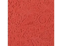 Placa de textura Cernit - 9 cm - Flores - Cernit Not Relevant