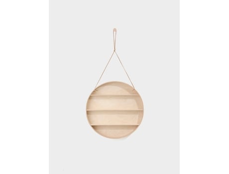Estante FERM LIVING (Ø 55 cm x L 7 cm - Faia - Castanho)