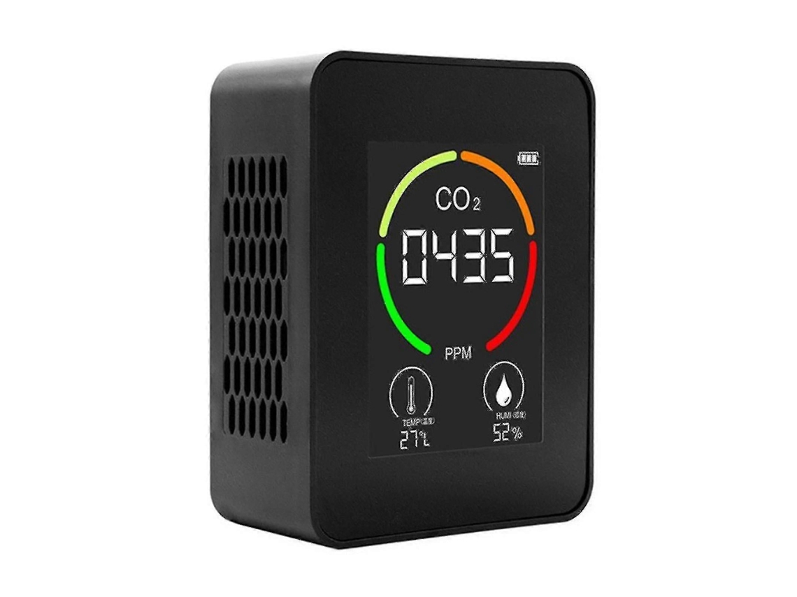 Lurelia Medidor De Qualidade Do Ar Temperatura, Humidade, Usb, Branco