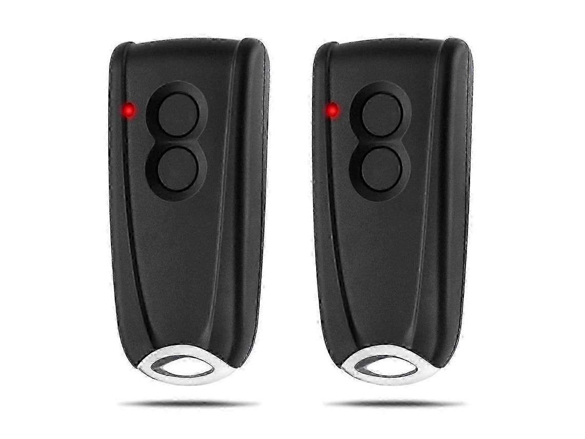 Transmissor portátil com 2 controles remotos para abridores de portas de garagem para modelos Liftronic RSC2 433 RSE2 433 E Rsz1 433 Slowmoose