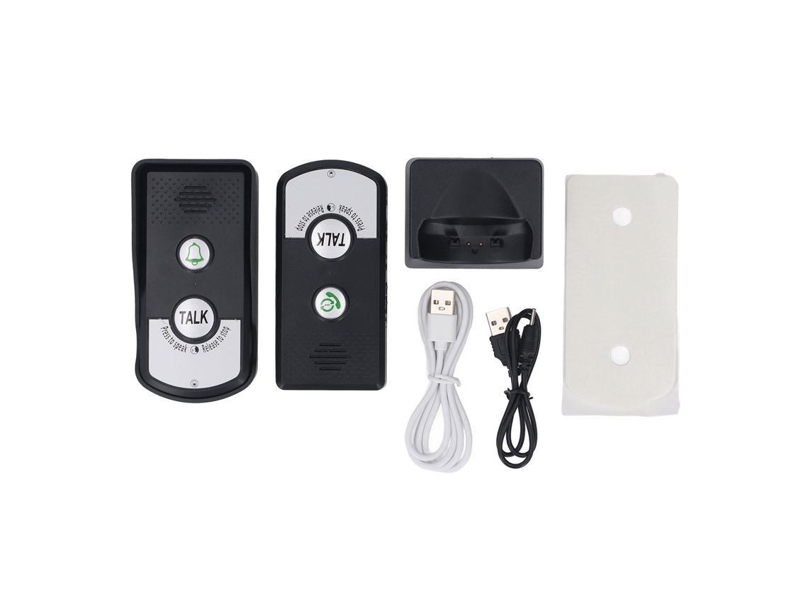 Sistema De Intercomunicação Sem Fio Impermeável Ip54 Para Casa Escritório Laboratório
