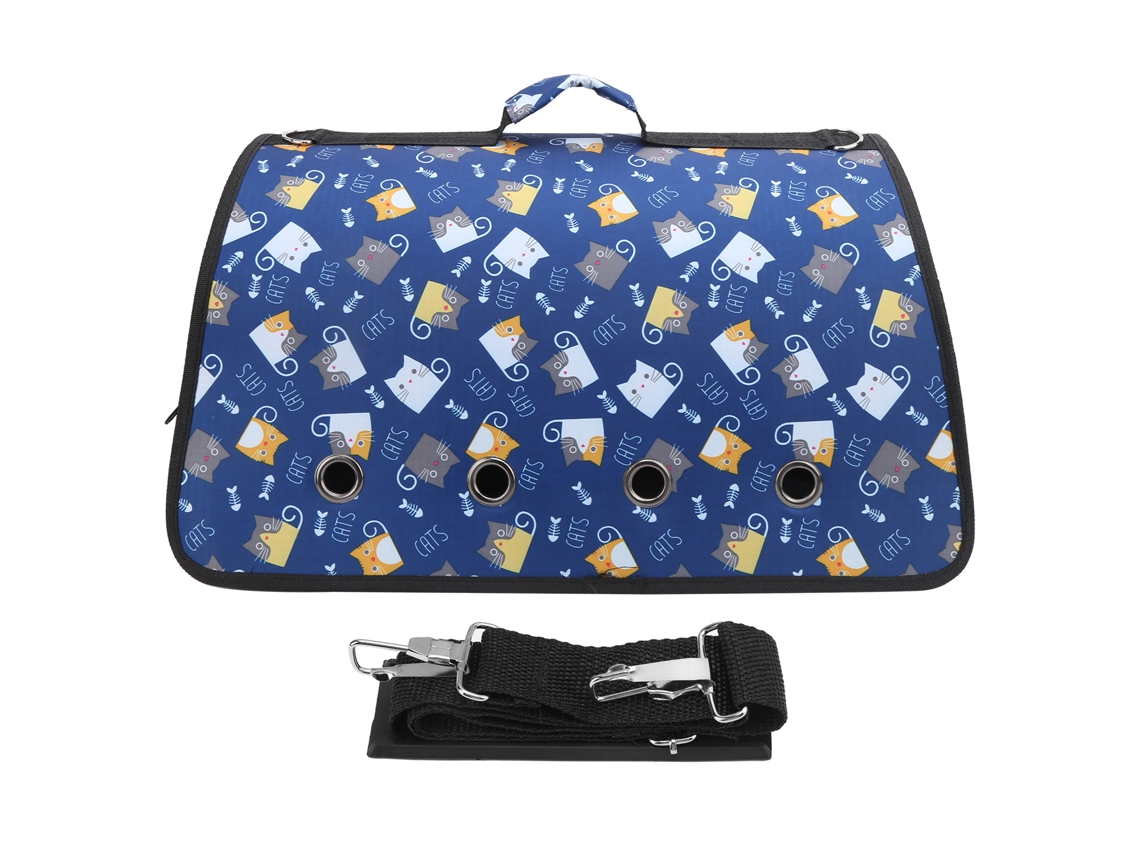 Mochila de Transporte para Cães e Gatos, Dobrável, Azul AQUAFORGE