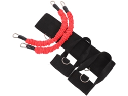 Conjunto De Faixas Elásticas Resistência E Tornozeleiras Para Treinamento, Vermelho, Equipamento Fitness